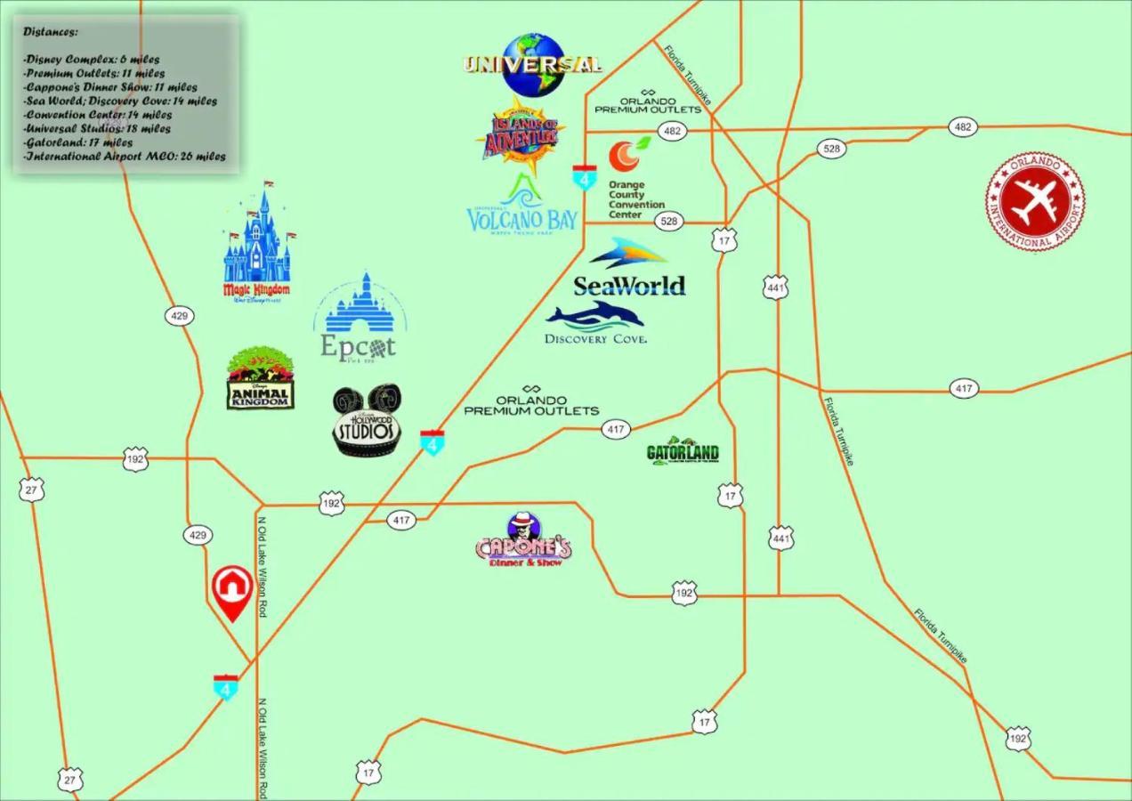 Epic Family Fun! Games & Theme Room, Pool - Encore Resort, Near Disney Orlando Exterior photo